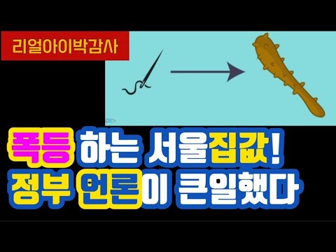 [리얼아이박감사]폭등하는 서울집값! 정부 언론이 큰일했다! 그리고 더 큰일 만들듯!!