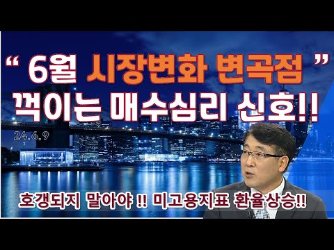 6월~7월  부동산 변곡점 온다!!  매수심리  터닝포인트 나타나 !!   미국 금리인하 7월도 물건너갔다  - 이상한 미국  고용지표-  환율 또 상승 할것