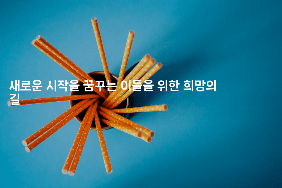 새로운 시작을 꿈꾸는 이들을 위한 희망의 길-경매따