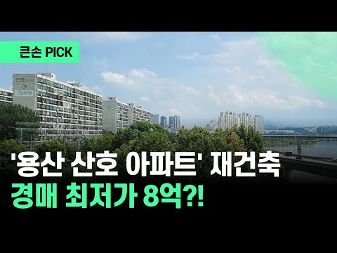 [라이브] 용산 산호 아파트 경매 최저가 8억 / 재건축 추가 분담금 / 개집도 집값이 오르는 동네 (큰손님과 함께)