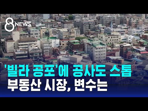 '빌라 공포'에 공사도 스톱…부동산 시장, 변수는 / SBS 8뉴스