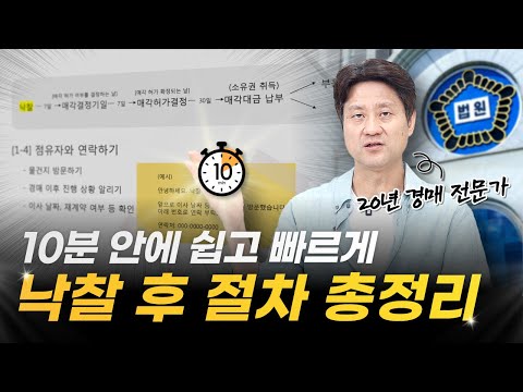 부동산 경매 낙찰 후 절차, 이렇게 하시면 됩니다