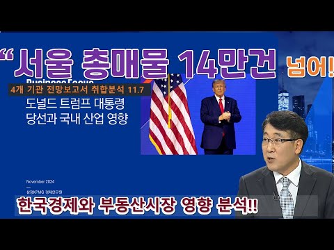 트럼프당선과  한국부동산 시장 전망 !! 환율1403원 돌파 ! 위험!? 부동산시장 연착륙하면 다행!!정부에서 관리잘해야 ! 디딤돌 대출 한도 축소 수도권 12월 부터 시행 !!