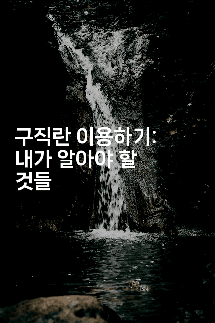 구직란 이용하기: 내가 알아야 할 것들2-경매따